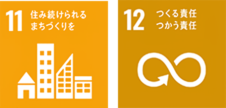 住み続けられるまちづくりを　つくる責任つかう責任