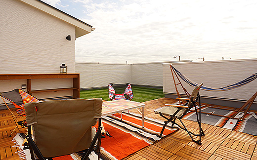 屋上庭園のある暮らし