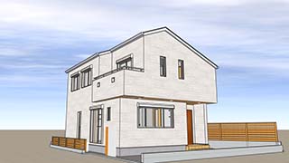 書斎と玄関収納のある３LDK