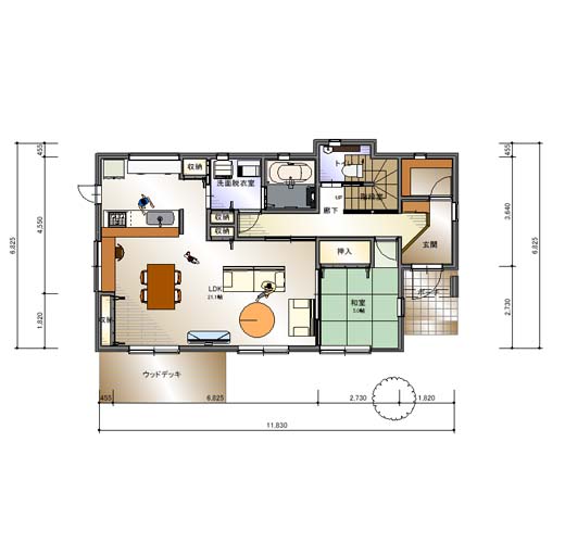 家事ラク導線の家