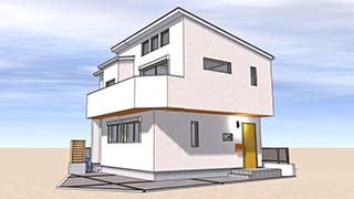 明るい２階リビング＆独立型キッチン