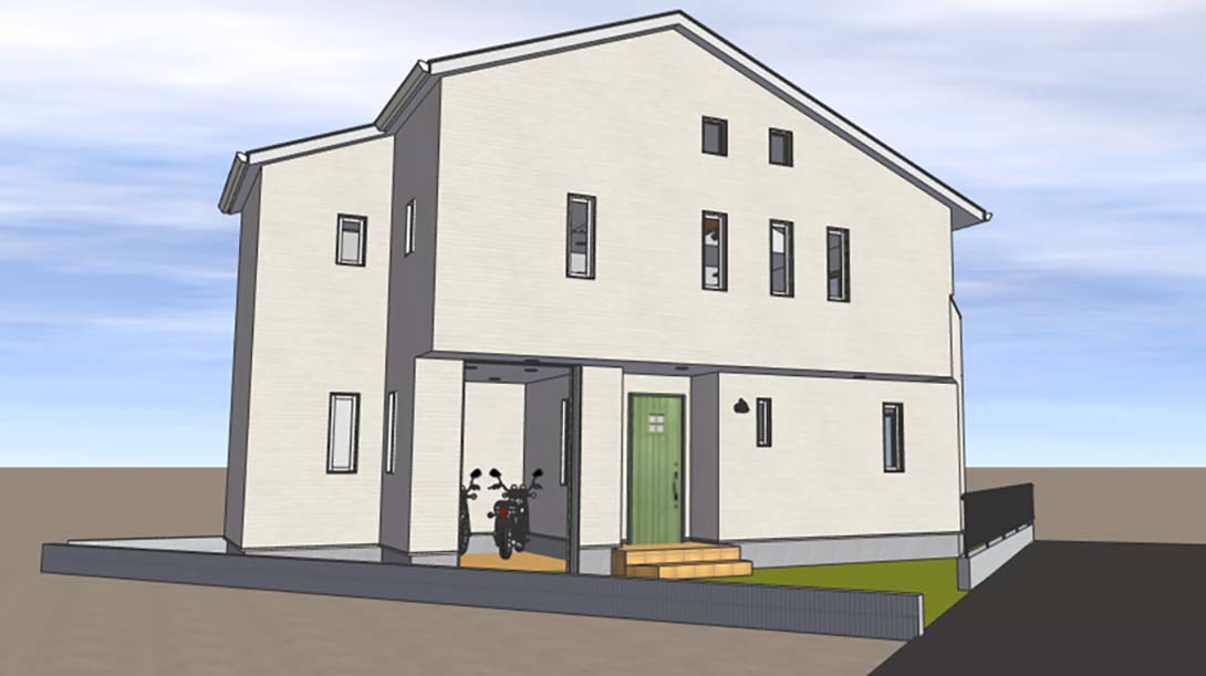 ペットと暮らすガレージハウス