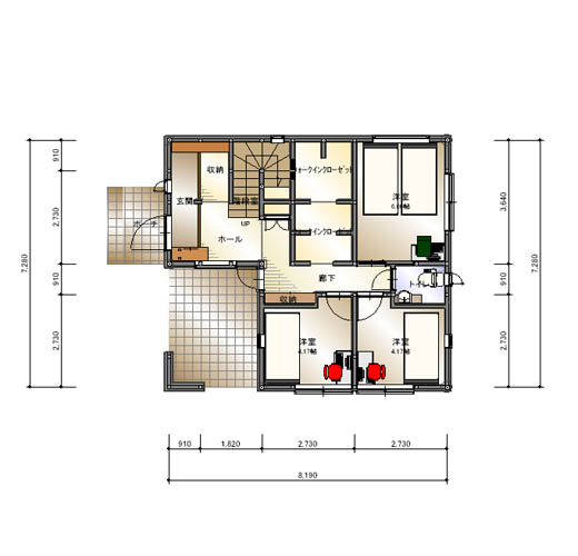 ファミリークローゼットのある4LDK
